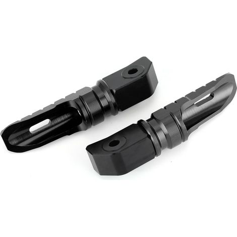 Contrôle des Repose-pieds Arrière Moto CB125R, CB250R, CB300R, CBR250RR – Accessoires de Remplacement de Chaussures en Aluminium (BLACK) (1/5)
