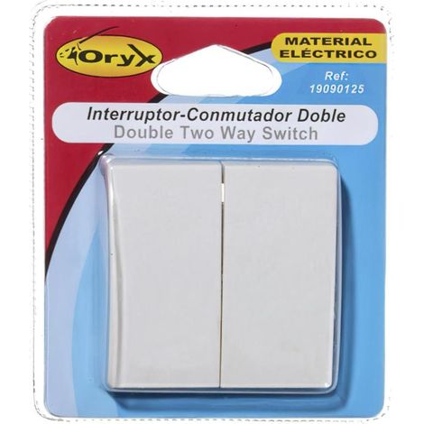 Interruptor / Conmutador Oryx Doble (Mecanismo)