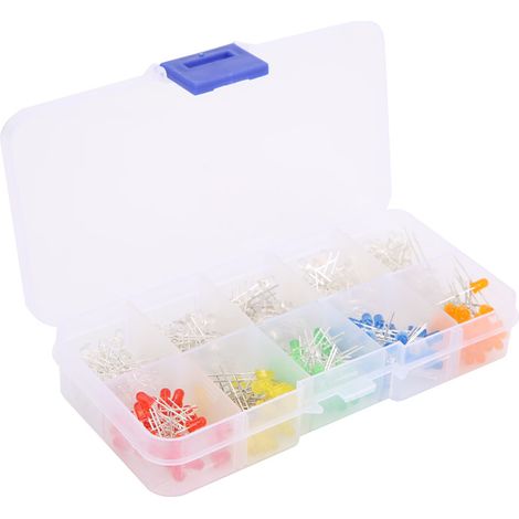 Lot de 300 diodes LED 6 couleurs, petites perles lumineuses en ligne, rouge, vert, jaune (1/5)