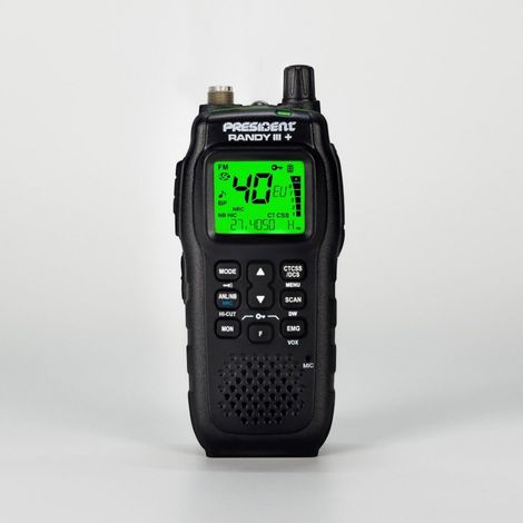 Radio cb portátil de mano asc president randy iii plus (1/5)