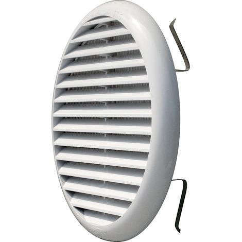GRIGLIA AEREAZIONE D.175 PLASTICA BIANCA