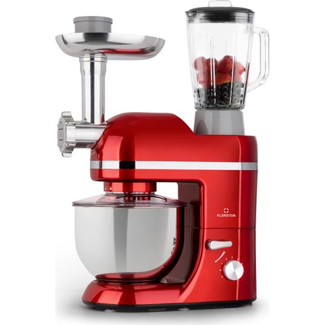 Klarstein Robot da cucina Lucia Elegance Frullatore Tritacarne 1800W senza BPA
