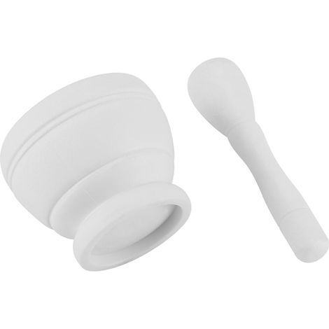 Broyeur à ail manuel en plastique pour épices et herbes, mortier et pilon, bol de broyage, outil de cuisine (3) (1/5)