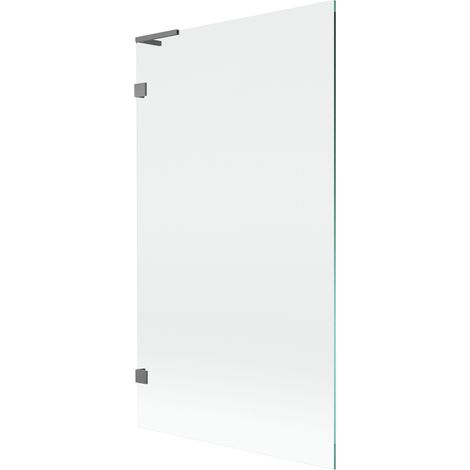 Mexen Lunar L Badewannenabtrennung 1-flügelig 100 x 150 cm, transparent, Gun Metal - 897L-100-000-95-00 (1/5)