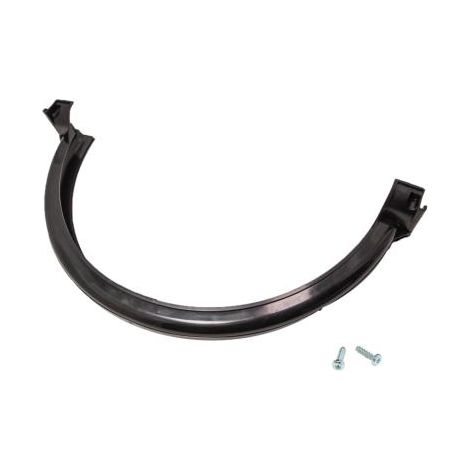 Demi protection de couronne pour bétonnière électrique – Carter en plastique noir – Compatible ALTRAD et Guy Noel 160L à 180L – Protection mains