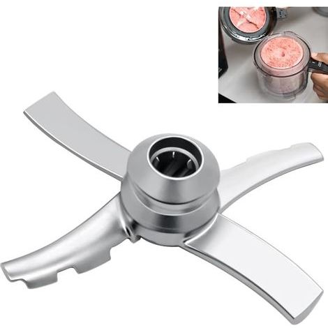 Lame de Rechange Compatible avec Ninja CREAMi machine à crème glacée et à desserts glacés, Lame Pale Pièce de rechange pour Ninja Creamy Ice Cream Maker NC300EU NC300EUCP NC300 NC301 Accessoire (1/5)