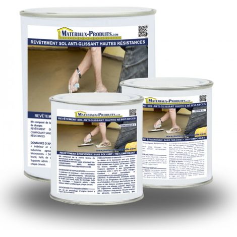 Revêtement sol anti-glissant hautes résistances - 10 Kg Neutre - MATPRO (1/4)