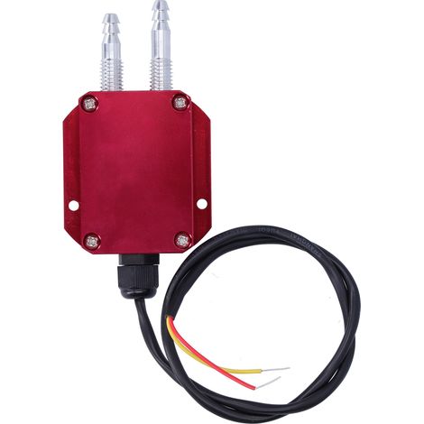 Transmetteur de pression du vent, capteur différentiel micro rouge pour chaudières et mines de charbon, 24 V CC, 0-100 kPa