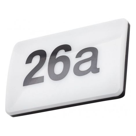 Litecraft Deur Door Light IP65 Rated Outdoor LED With Numbers & Sensor - Black (1/5)