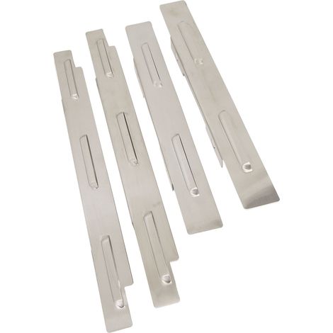 Protecteurs Anti-Vent en Acier Inox pour Plancha Blackstone 28", Accessoires de Barbecue Extérieur