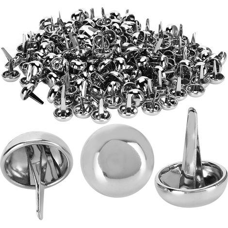 200 rivets à tête champignon 0,6 po pour maroquinerie, accessoires et projets créatifs (1/5)