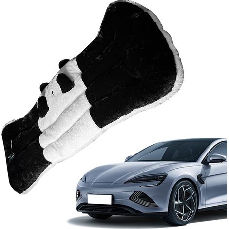 Oreiller En Peluche Autositz Couvercle De Siège Hivernal Auto Chaud Couverture De Siège Souple Avec Support Arrière Et Antidérapant Pour Le Bureau Des Camions Automobiles Accessoires De Couvertu (1/5)