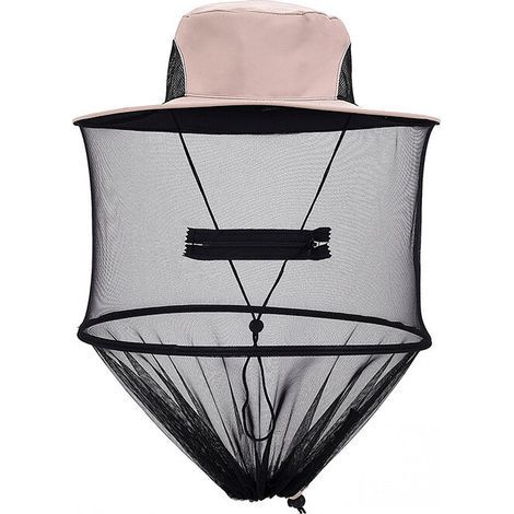 Chapeau d'Apiculteurs Chapeaux d'Apiculture avec Voile en Maille Contre Abeille Chapeau avec Filet Contre Moustique Insectes Chapeau de Soleil pour Apiculture Pêche Jardinage - Kaki (1/5)