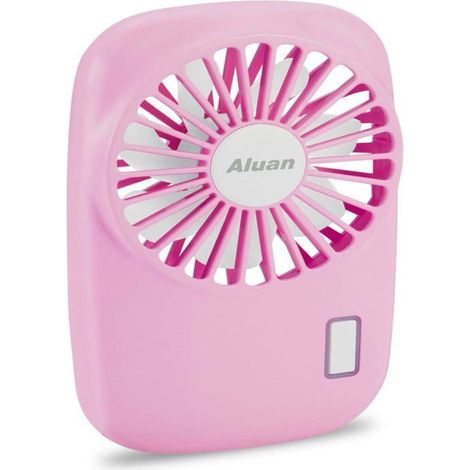 Mini ventilateur portatif puissant, petit ventilateur portable personnel, vitesse réglable, rechargeable par USB, refroidissement p (1/5)