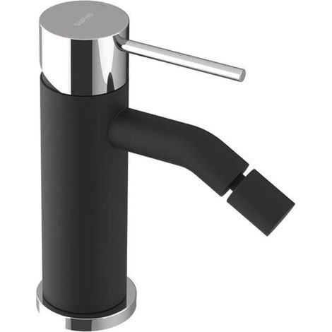 Sapho Ultramix - Mitigeur de bidet, noir mat/chrome UT003BC (1/2)
