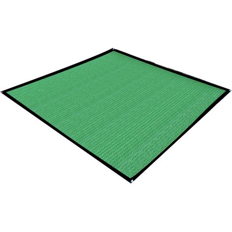 Voile d'ombrage carrée 2x2m, toile épaisse respirante, auvents de terrasse, pare-soleil extérieur pour jardin, 14 œillets (1/5)