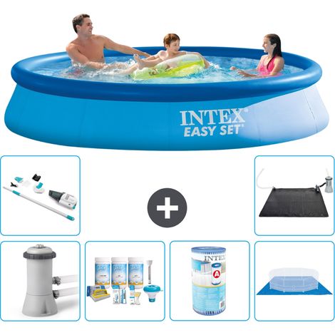Intex Piscina Easy Set Rotonda - 366x76 cm - 8-pezzi S41047 (1/5)