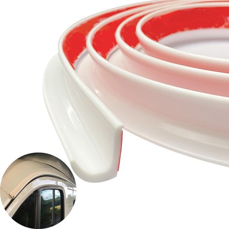 Gouttières en PVC Gouttière de Toit Rail D'égouttement(Blanc, 2.5M) (1/5)
