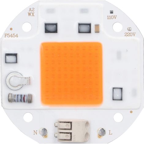 Decdeal L'usine de puce LED de puissance élevée élèvent la lumière 380-800NM perles de lampe d'épi conduisent gratuitement pour la culture hydroponique de bricolage 220V