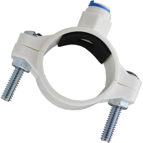 Accessoires de montage - Filtre à eau pour évier - Filtre à eau par osmose inverse - Collier de serrage 1/4" - Raccord rapide - Filtre à eau - Collier de serrage pour vanne - Filtre à eau (1/4)