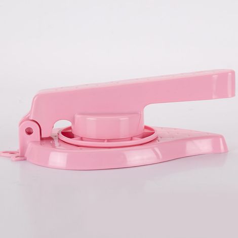 Rosa Ravioli-Form, Teigtaschenpresse aus Kunststoff, praktisches Küchenaccessoire (1/5)