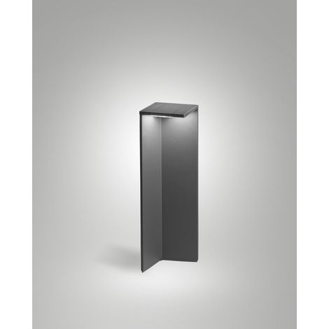 Luminaire extérieur LED Fabas Luce Fold Dark Grey aluminium gris L 14,1 cm 2,7 W 3000 K IP54 compatible variateur 388 lm (1/3)
