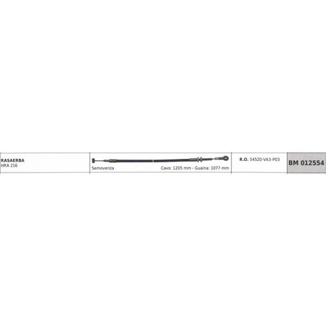 HONDA cortacésped autopropulsado cable HRA 216 cable 1205 mm funda 1077 mm