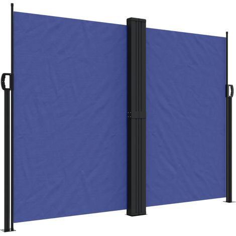 Maison Exclusive - Seitenmarkise Ausziehbar Blau 180x600 cm