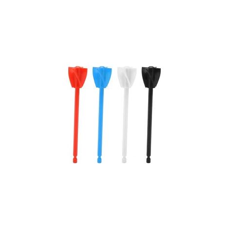 Lot de 4 mélangeurs en résine époxy - Mélangeur de peinture - Mélangeur de peinture époxy - Perceuse - Mélangeur de peinture pour époxy, peinture