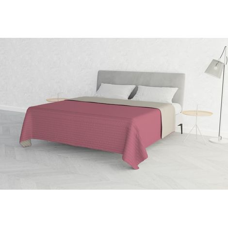 Couette d'été bicolore et double-face, disponible en différentes tailles (1/4)