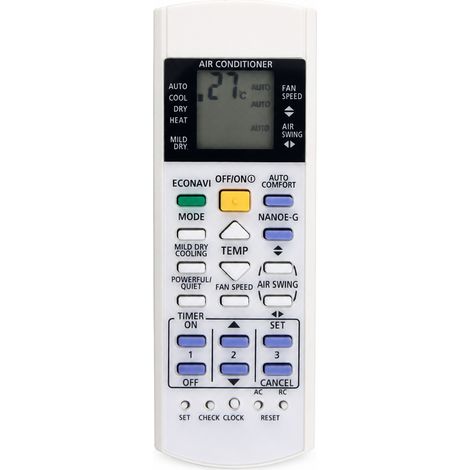 Télécommande de Climatisation Compatible avec Panasonic A75C3706 (1/5)