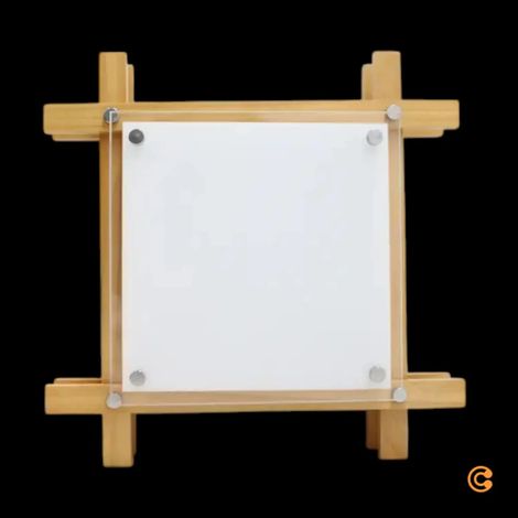 [NEUWERTIG] B-Ware Lindby Deckenleuchte Wandleuchte Led Holz Dimmbar Beleuchtung Naturholz Weiss
