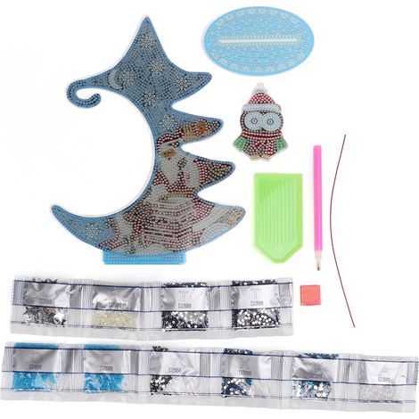 Tableau Diamant 5D Thème Noël DIY Arbre de Noël Décoration Maison Artisanat (1/5)