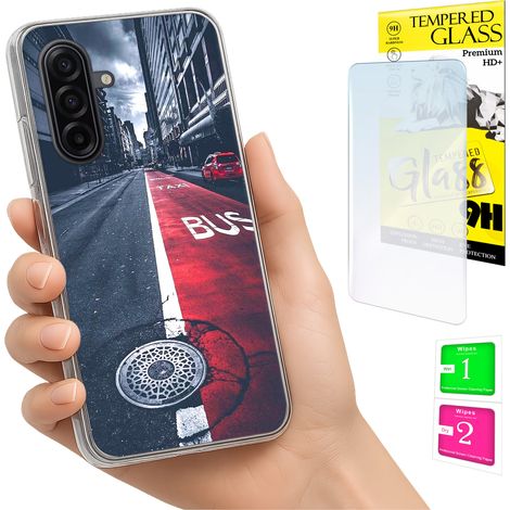 Custodia per Samsung Galaxy A17 5G, cover fotografica, cover posteriore + vetro 9H (1/5)