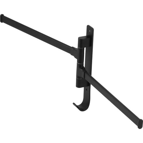 Wandmontierter, drehbarer und zusammenklappbarer Handtuchhalter aus Aluminium für das Badezimmer (1/5)