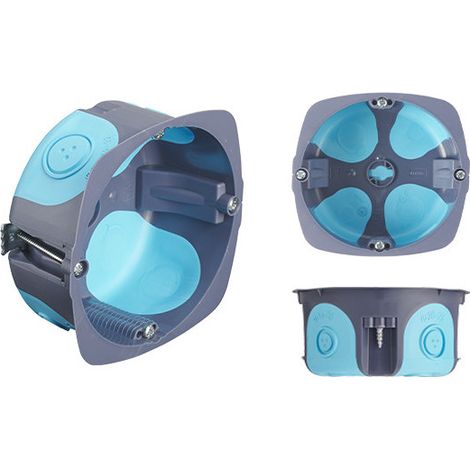 Boite à encastrer Stopair 1 poste multi matériaux diamètre 85mm profondeur 40mm DEBFLEX