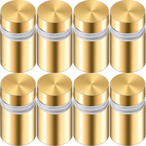 Set di distanziatori in acciaio inox per insegne pubblicitarie, accessori di montaggio in metallo per appendere cornici fotografiche in acrilico 16 x 50 mm (1/4)