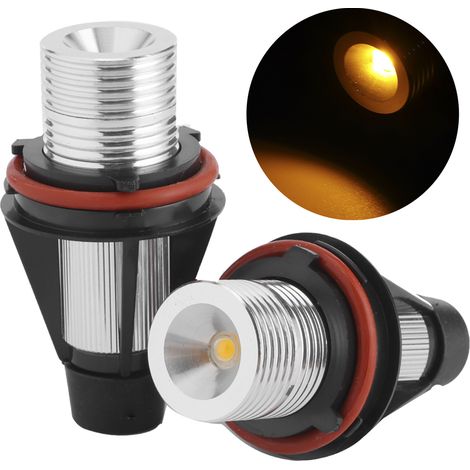 2 Stück 6000K 720lm LED-Auto-Angel-Eyes-Halo-Ringe-Lampe passend für E39 E53 E60 E63 E64 (1/5)