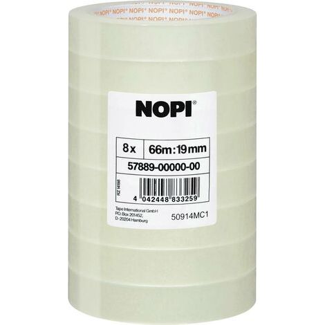tesa 57889-00000-00 Film adhésif transparent (L x l) 66 m x 19 mm 8 pc(s) (1/2)