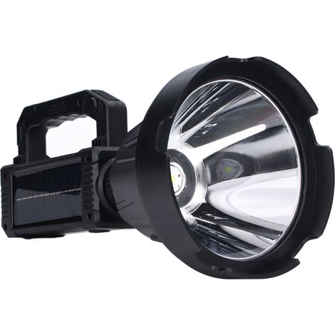 Wiederaufladbare, wasserdichte LED-Taschenlampe mit 6 Leuchtmodi für Abenteuerreisen, Wandern und Camping (1/5)