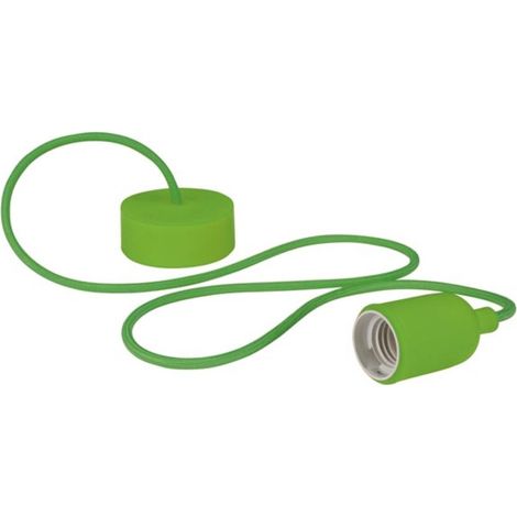 Luminario a sospensione in corda design - Verde (1/5)