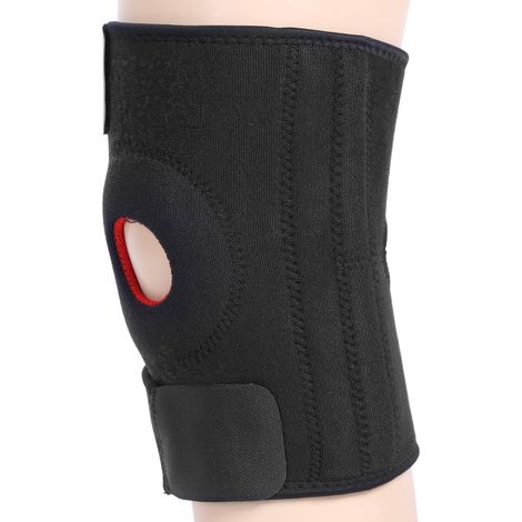 Genouillère De Soutien - 2 Sangles Velcro Respirante Anti-dérapante - Pour Running Randonnée Tennis - Lot De 1 (1/5)