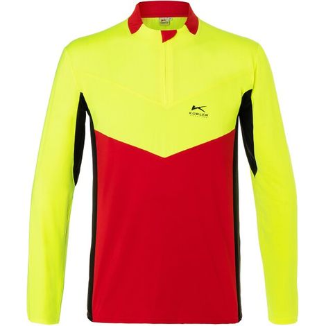 Kübler Funktionsshirt FOREST PSA 2 5049 rot/warngelb Gr. L