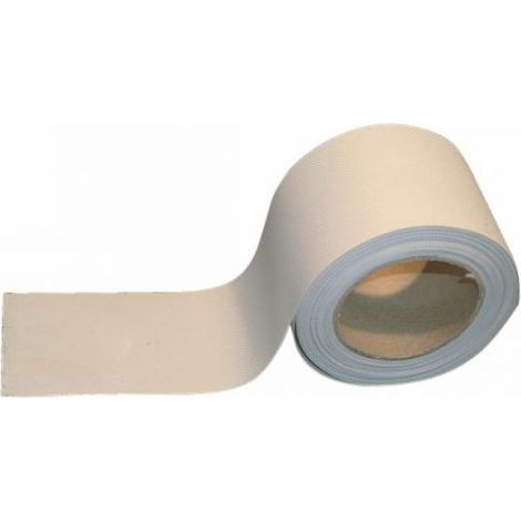 FASCIA BENDA CORRUGATA IN PVC MM 50 X 25MT BIANCO PER COIBENTAZIONE TUBI (28121)
