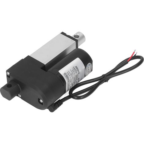 Actionneur linéaire automatique, moteur électrique, tige de levage, type à anneau de levage, 800 N, 24 V CC, diamètre du trou : 8 mm, course : 50 mm (1/5)