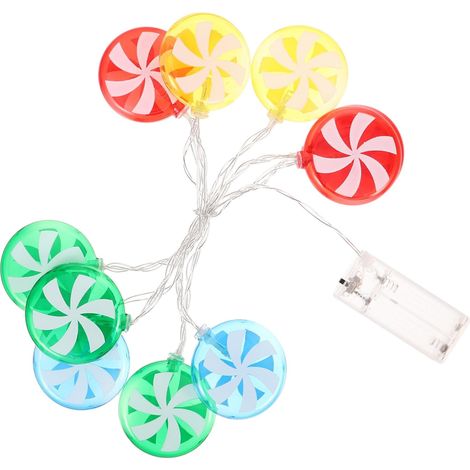 Decorations Decor Christmas Ornament Plastic Lights String Candy Light (1/5)