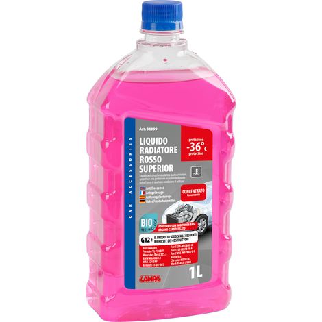 Superior-Rosso G12+, liquido radiatore - (-36°C/+108°C) - 1 L