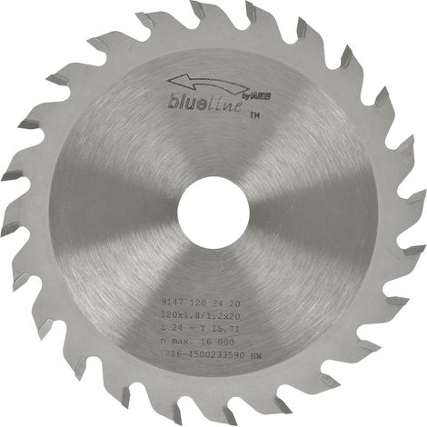 AKE Kreissägeblatt HW ø 120 x 1,2 x 20 mm Z24 Wechselzahn (WZ) positiv