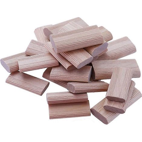 50 connecteurs en bois Domino de 8 mm, chevilles en bois de hêtre, connecteurs d'assemblage pour meubles et menuiserie (1/5)
