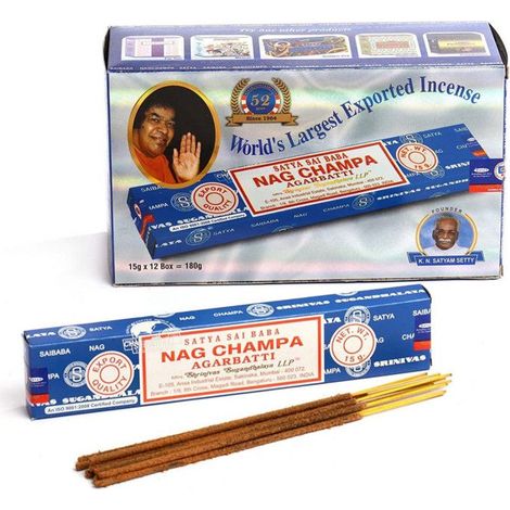 Encens Satya nag champa 12 paquets 180 bâtons (1/5)